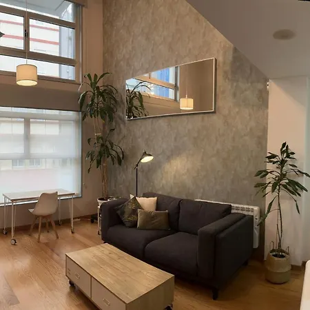 Apartment Loft Hygge Urbano Coruna Con Servicio De Parking A Coruna